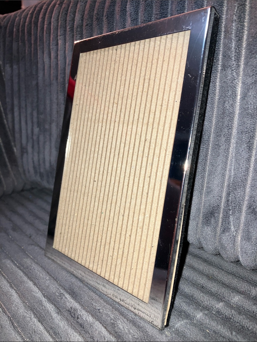 3/$15 Silver Tone 4x6 Photo Frame from Milano Series